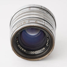 画像をギャラリービューアに読み込む, ニコン Nippon Kogaku NIKKOR-H・C 5cm 50mm f2 ライカLマウント