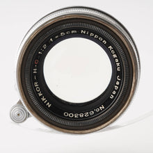 画像をギャラリービューアに読み込む, ニコン Nippon Kogaku NIKKOR-H・C 5cm 50mm f2 ライカLマウント
