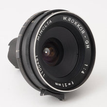画像をギャラリービューアに読み込む, ミノルタ Minolta W.ROKKOR-QH 21mm F4