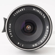 画像をギャラリービューアに読み込む, ミノルタ Minolta W.ROKKOR-QH 21mm F4