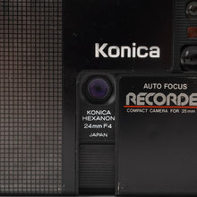画像をギャラリービューアに読み込む, コニカ Konica AUTO FOCUS RECORDER / HEXANON 24mm F4