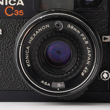 画像をギャラリービューアに読み込む, コニカ Konica C35 EF / Hexanon 38mm F2.8