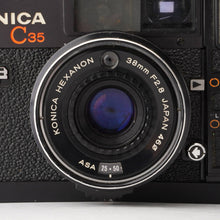 画像をギャラリービューアに読み込む, コニカ Konica C35 EF / Hexanon 38mm F2.8