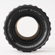 画像をギャラリービューアに読み込む, ゼンザブロニカ Zenza Bronica ZENZANON 100mm F2.8 Bronica S2 EC用