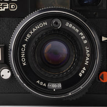 画像をギャラリービューアに読み込む, コニカ Konica C35 EF D/ Hexanon 38mm F2.8