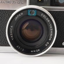 画像をギャラリービューアに読み込む, ヤシカ Yashica ELECTRO 35 GL / COLOR-YASHINON DX 40mm F1.7