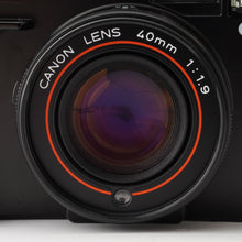画像をギャラリービューアに読み込む, キヤノン Canon AF 35ML / 40mm F1.9 / AUX. TELEPHOTO FOCUS DISTANCE