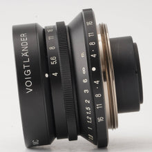 画像をギャラリービューアに読み込む, フォクトレンダー Voigtlander SNAPSHOT SKOPAR 25mm F4 MC L39 ライカLマウント