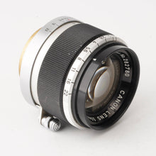 画像をギャラリービューアに読み込む, キヤノン Canon 50mm F1.8 ライカLマウント