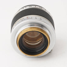 画像をギャラリービューアに読み込む, キヤノン Canon 50mm F1.8 ライカLマウント