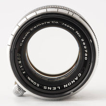 画像をギャラリービューアに読み込む, キヤノン Canon 50mm F1.8 ライカLマウント