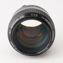 画像をギャラリービューアに読み込む, ミノルタ Minolta MC ROKKOR-PG 58mm F1.2 MCマウント