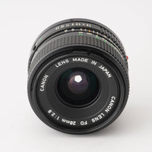 画像をギャラリービューアに読み込む, キヤノン Canon New FD 28mm F2.8