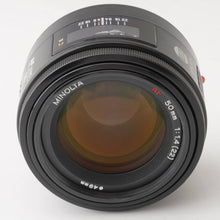 画像をギャラリービューアに読み込む, ミノルタ Minolta AF 50mm F1.4 Sony Aマウント