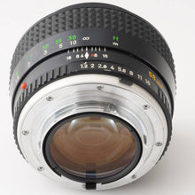 画像をギャラリービューアに読み込む, ミノルタ Minolta MC ROKKOR 58mm F1.2 MCマウント