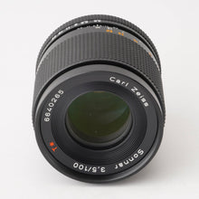 画像をギャラリービューアに読み込む, コンタックス Contax Carl Zeiss Sonnar 100mm F3.5 T* AEJ C/Yマウント