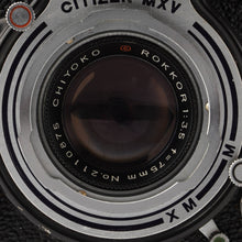 画像をギャラリービューアに読み込む, ミノルタ Minolta AUTOCORD 前期 / CHIYOKO ROKKOR 75mm F3.5