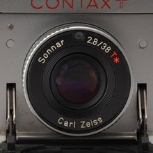 画像をギャラリービューアに読み込む, コンタックス Contax T レンジファインダー Carl Zeiss Sonnar 38mm F2.8 T* / T14 AUTO Flash
