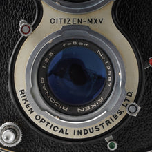 画像をギャラリービューアに読み込む, リコー Ricoh RICOHFLEX New Dia ニューダイヤ / RIKEN RICONAR 8cm 80mm F3.5