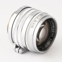 画像をギャラリービューアに読み込む, キヤノン Canon 50mm F1.8 ライカLマウント