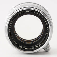 画像をギャラリービューアに読み込む, キヤノン Canon 50mm F1.8 ライカLマウント