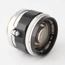 画像をギャラリービューアに読み込む, キヤノン Canon 50mm F1.4 ライカLマウント