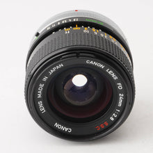 画像をギャラリービューアに読み込む, キヤノン Canon FD 24mm F2.8 S.S.C.