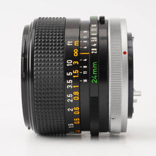 画像をギャラリービューアに読み込む, キヤノン Canon FD 24mm F2.8 S.S.C.