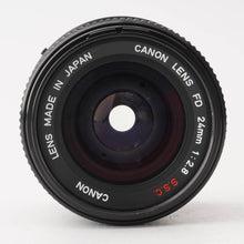 画像をギャラリービューアに読み込む, キヤノン Canon FD 24mm F2.8 S.S.C.