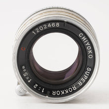 画像をギャラリービューアに読み込む, Chiyoko SUPER ROKKOR C 5cm 50mm F2 C L39 ライカLマウント