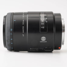 画像をギャラリービューアに読み込む, ミノルタ Minolta AF MACRO 100mm F2.8 ソニー Sony Aマウント