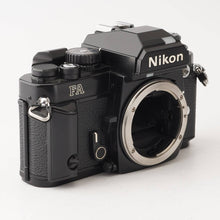 画像をギャラリービューアに読み込む, ニコン Nikon FA ブラック 一眼レフフィルムカメラ
