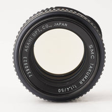 Load image into Gallery viewer, Pentax Asahi SMC TAKUMAR 50mm f/1.4 M42 mount (10090)