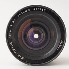 画像をギャラリービューアに読み込む, ニコン Nikon Ai改 NIKKOR-UD Auto 20mm F3.5