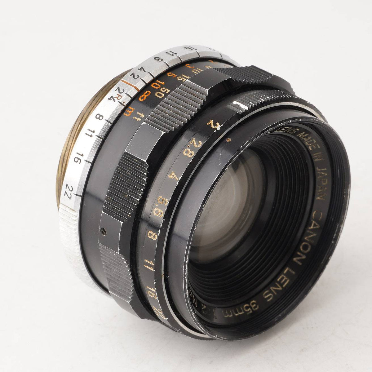 CANON LENS 35mm F2.8 ライカL39スクリューマウント - カメラ