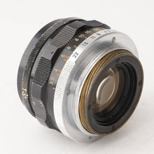 画像をギャラリービューアに読み込む, キヤノン Canon 35mm F2 L39 ライカLマウント