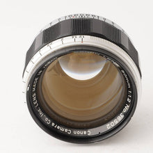 画像をギャラリービューアに読み込む, キヤノン Canon 50mm F1.2 ライカLマウント