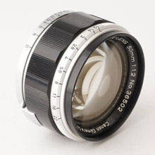 画像をギャラリービューアに読み込む, キヤノン Canon 50mm F1.2 ライカLマウント