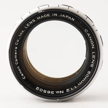 画像をギャラリービューアに読み込む, キヤノン Canon 50mm F1.2 ライカLマウント