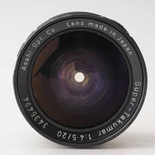 Load image into Gallery viewer, Pentax Asahi Super Takumar 20mm f/4.5 M42 mount (10161)