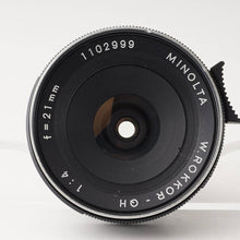 画像をギャラリービューアに読み込む, ミノルタ Minolta W.ROKKOR-QH 21mm F4 SRマウント
