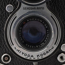 画像をギャラリービューアに読み込む, ミノルタ Minolta Minoltaflex III / CHIYOKO ROKKOR 75mm F3.5