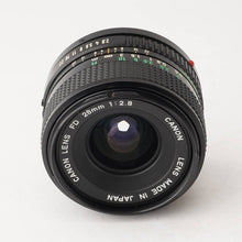 画像をギャラリービューアに読み込む, キヤノン Canon New FD 28mm F2.8