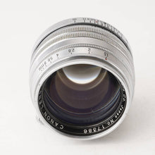 画像をギャラリービューアに読み込む, キヤノン Canon 50mm F1.5 L39 ライカLマウント