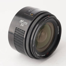 画像をギャラリービューアに読み込む, ミノルタ Minolta AF 24mm F2.8 ソニー Aマウント