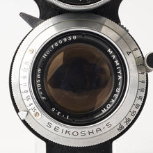 画像をギャラリービューアに読み込む, マミヤ Mamiya MAMIYA-SEKOR 105mm F3.5 マミヤ Mamiya C220 C3 C33 C330