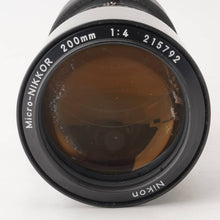 画像をギャラリービューアに読み込む, ニコン Nikon Ai-s Micro NIKKOR 200mm F4