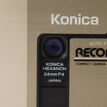 画像をギャラリービューアに読み込む, コニカ Konica AUTO FOCUS RECORDER / HEXANON 24mm F4