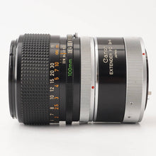 画像をギャラリービューアに読み込む, キヤノン Canon FD 100mm F2.8 S.S.C. / エクステンダー FD 2X-A