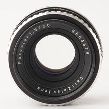 画像をギャラリービューアに読み込む, Carl Zeiss Jena Pancolar 50mm F1.8 ZEBRA ゼブラ M42マウント